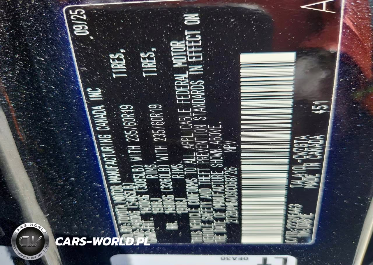 2025 Lexus Rx 350 Base VIN:2T2BAMBA0SC068726 - 12