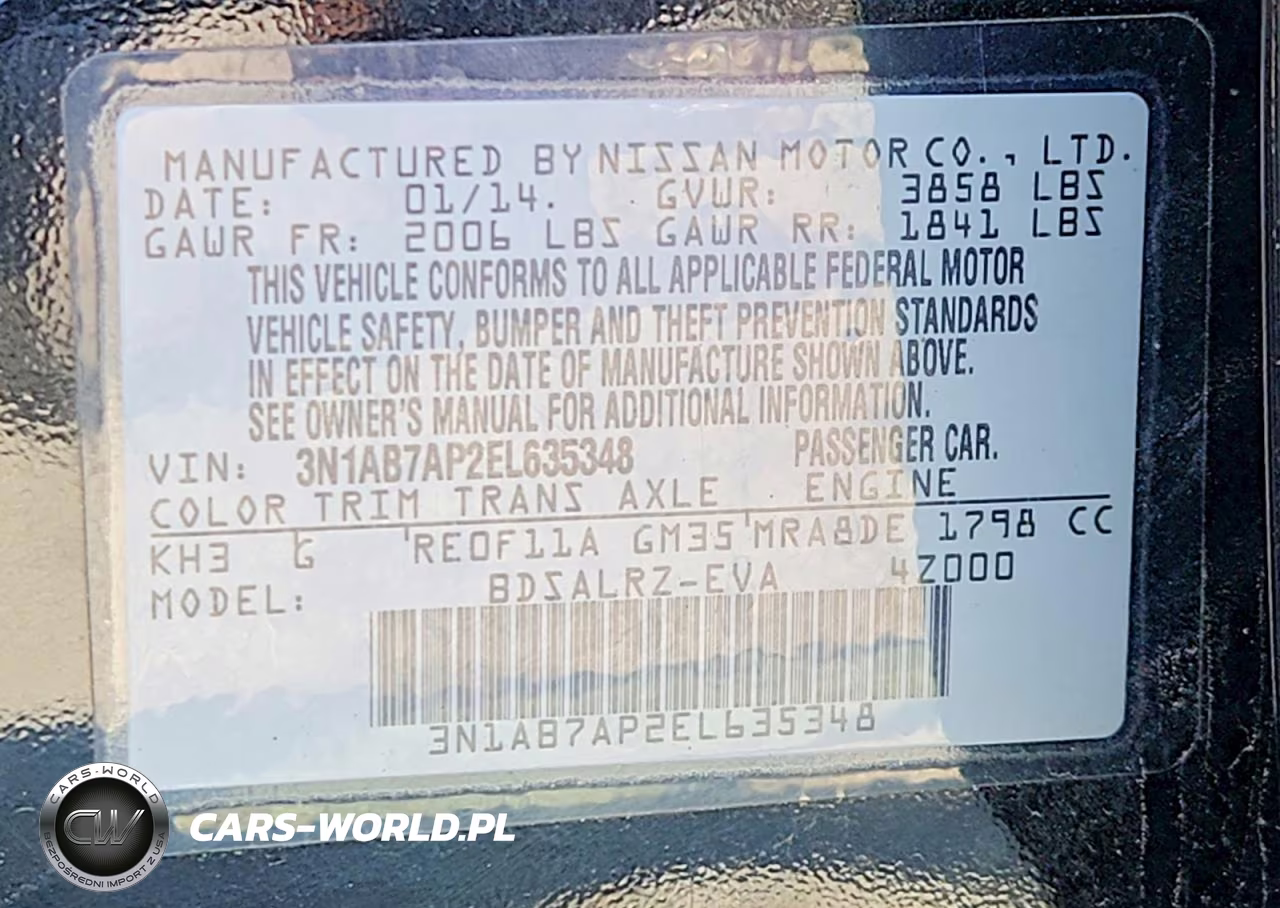 2014 Nissan Sentra Sr VIN:3N1AB7AP2EL635348 - 13