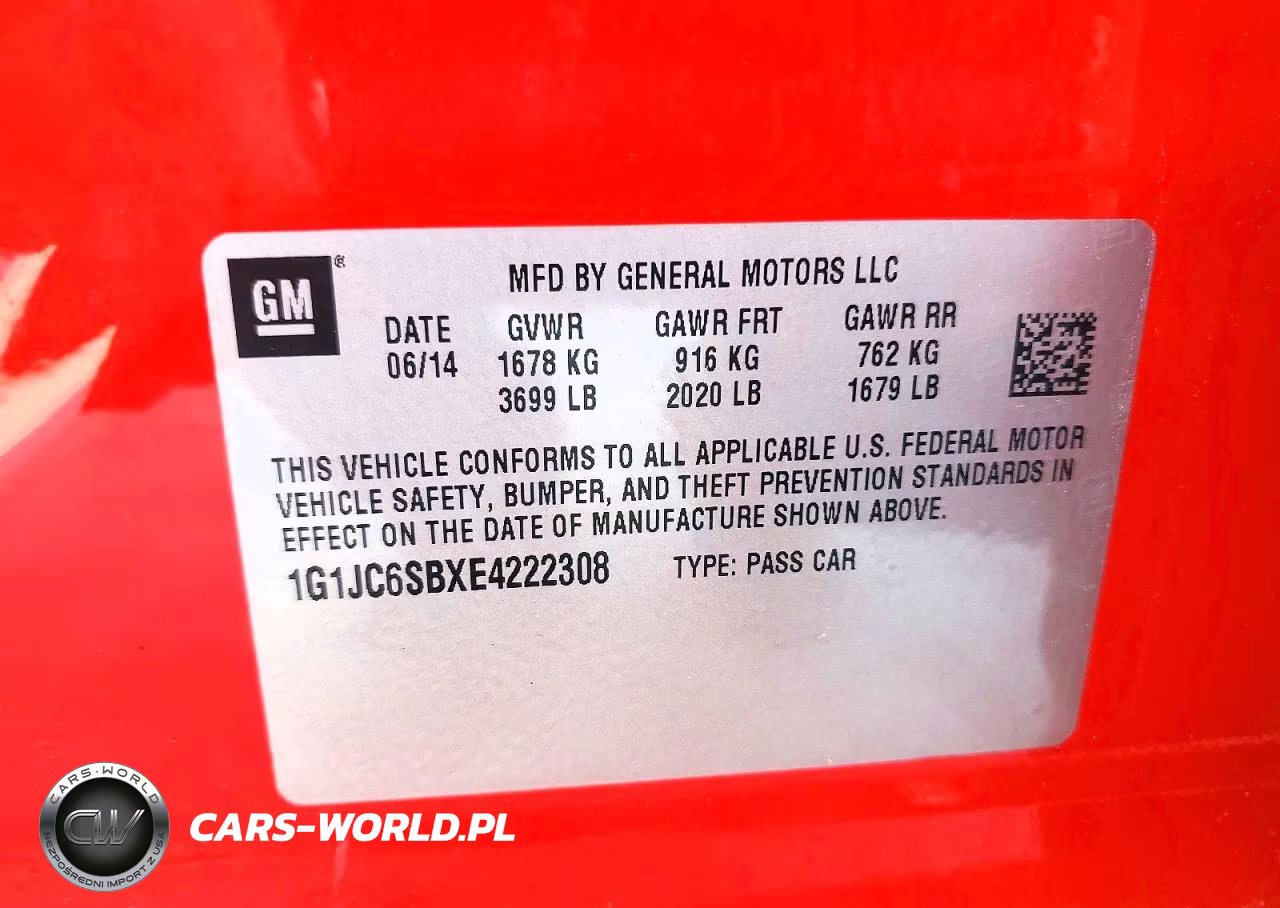2014 Chevrolet Sonic Lt VIN:1G1JC6SBXE4222308 - 12