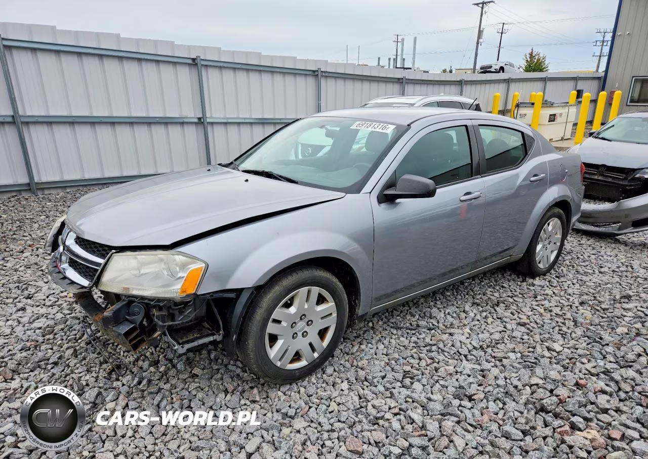2013 Dodge Avenger Se VIN:1C3CDZAB3DN725031 - 1