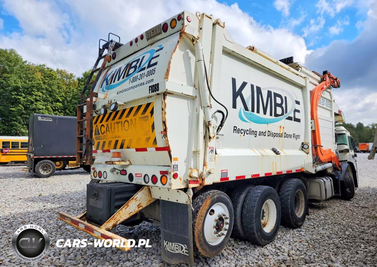 2019 Mack Lr Refuse Truck VIN:1M2LR2GC6KM001370 - 3