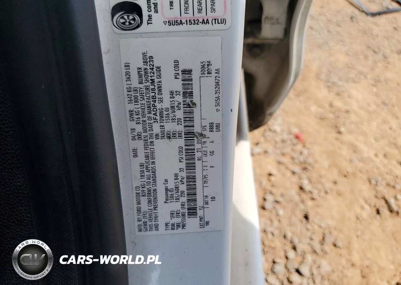 2018 Ford Fiesta Se VIN:3FADP4BJ8JM124239 - 12