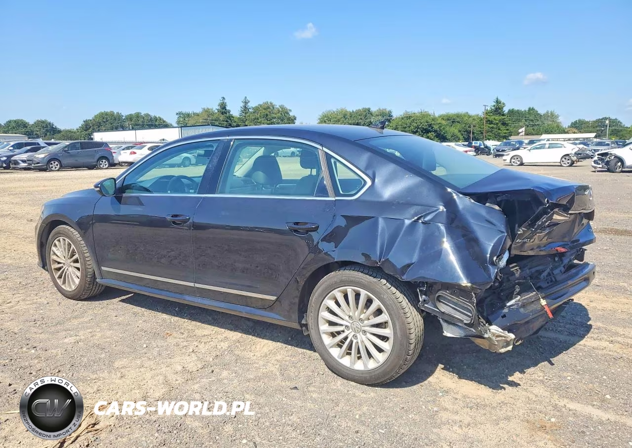 2017 Volkswagen Passat Se VIN:1VWBT7A37HC018102 - 2