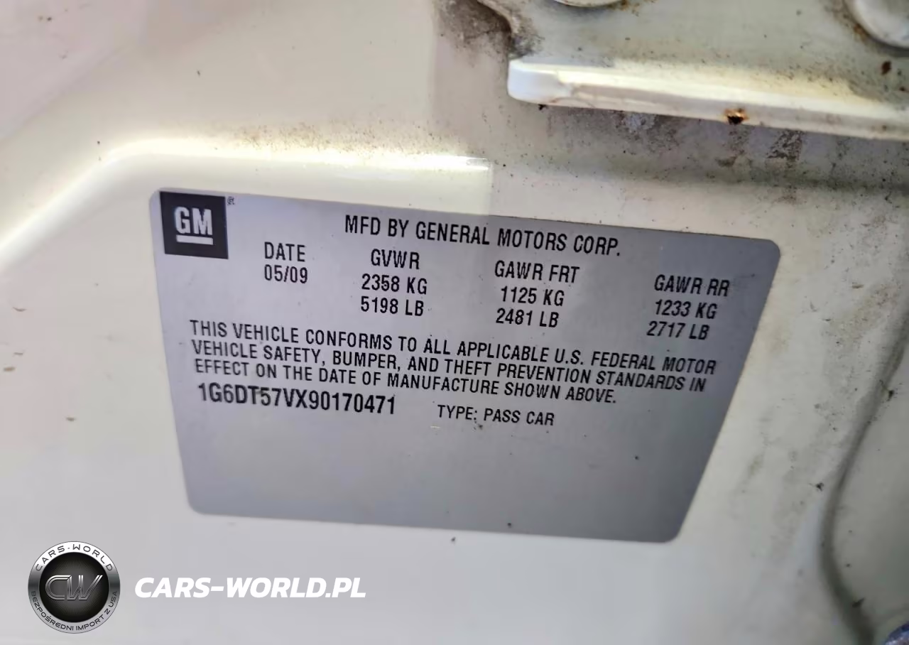 2009 Cadillac Cts Hi Feature V6 VIN:1G6DT57VX90170471 - 12