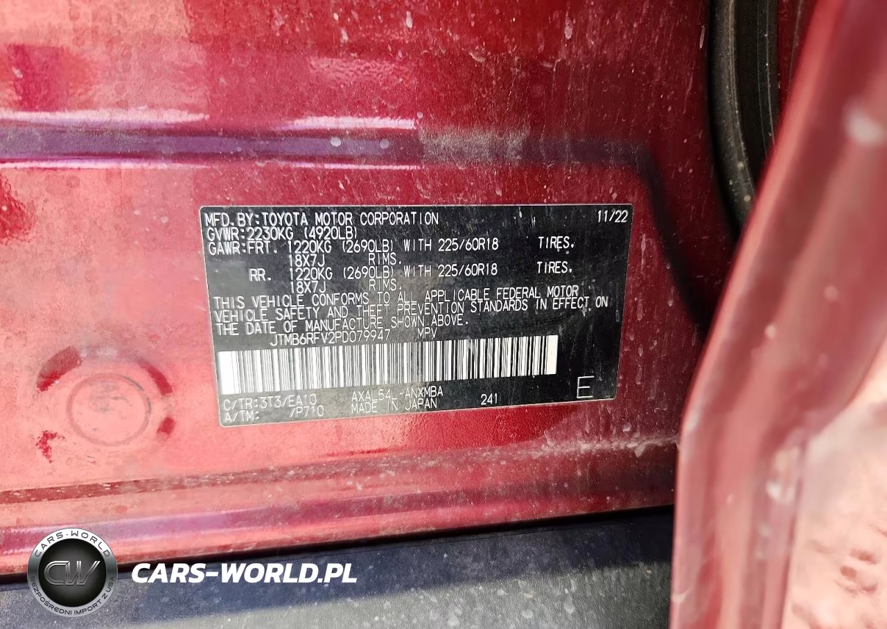 2023 Toyota Rav4 Xle Premium VIN:JTMB6RFV2PD079947 - 13