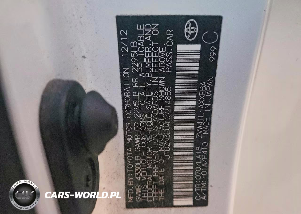 2013 Toyota Prius V Five VIN:JTDZN3EU4D3214855 - 12