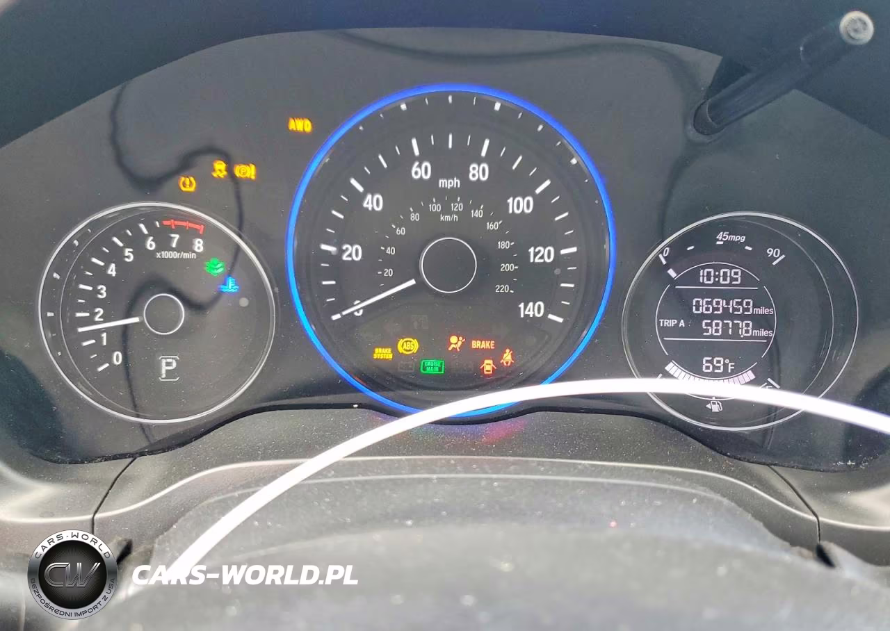 2022 Honda Hr-V Sport VIN:3CZRU6H19NM740320 - 9