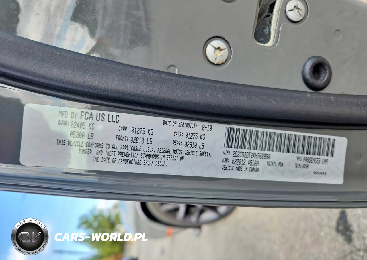 2019 Dodge Challenger R-T VIN:2C3CDZBT2KH708850 - 13