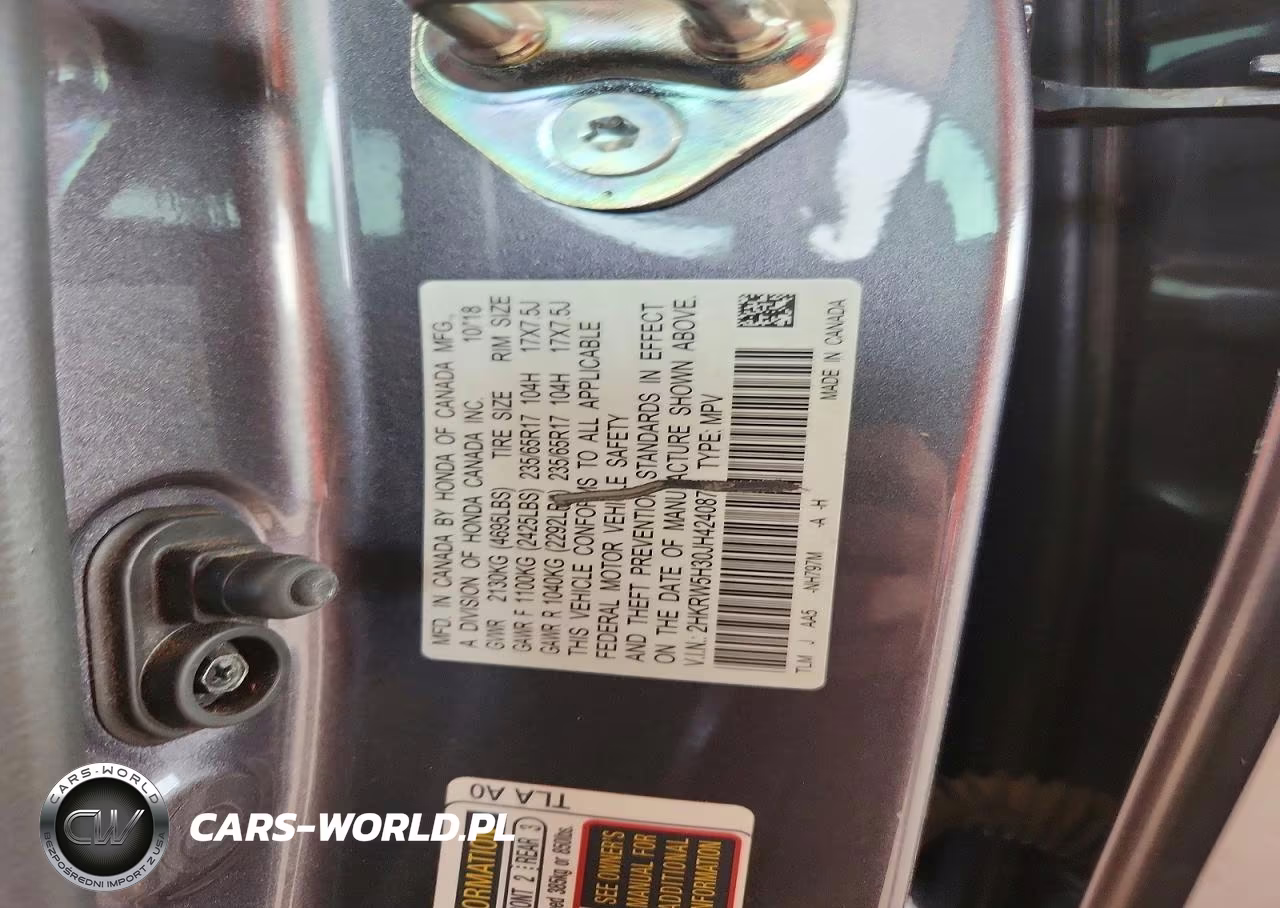 2018 Honda Cr-V Lx VIN:2HKRW5H30JH424087 - 13