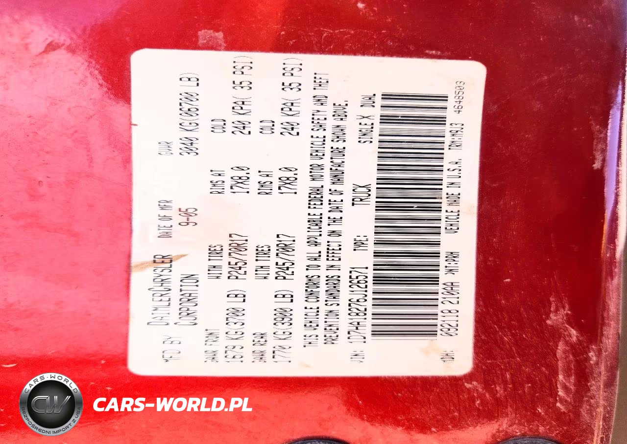2006 Dodge Ram 1500 St VIN:1D7HA18276J126571 - 12