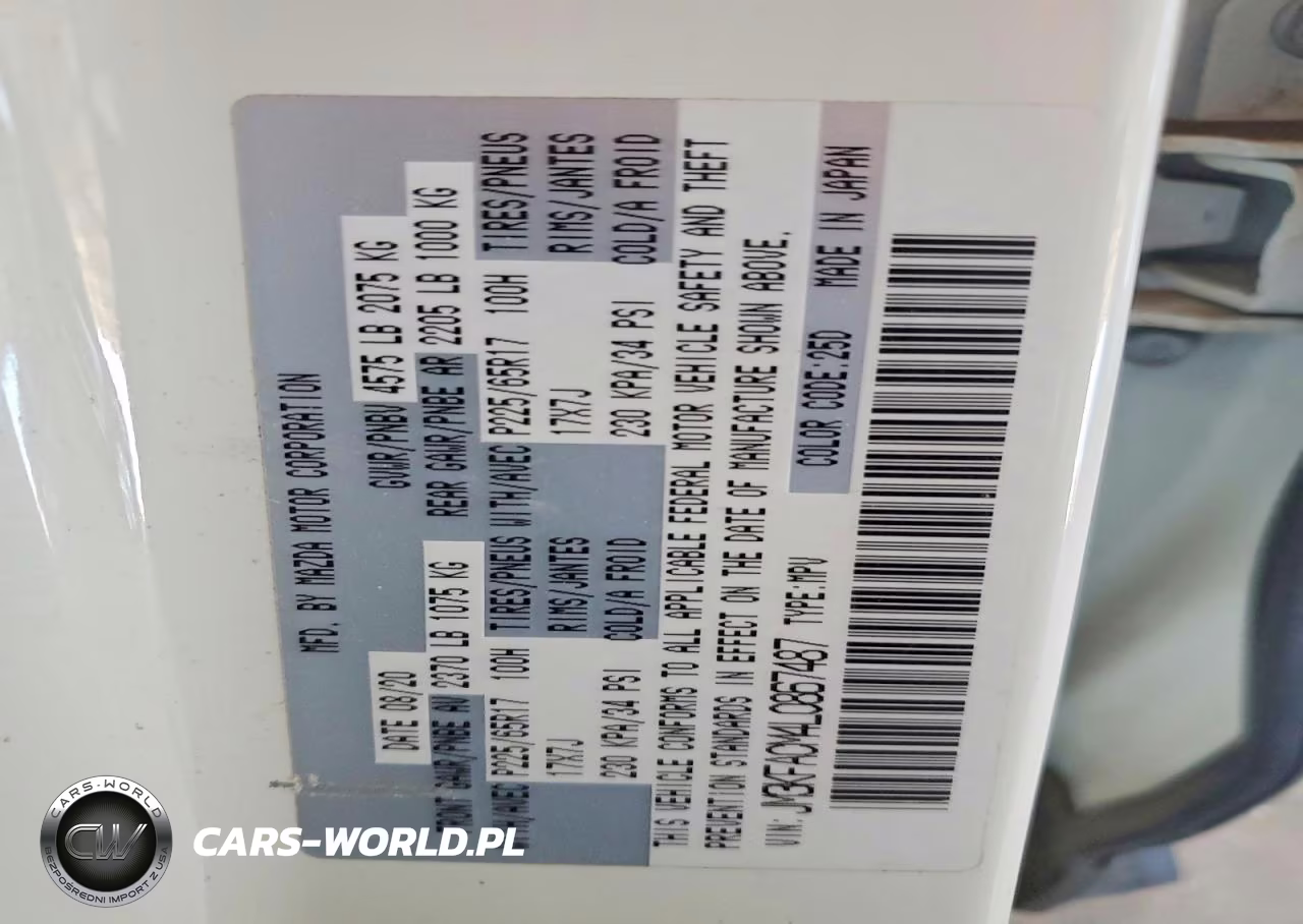 2020 Mazda Cx-5 Touring VIN:JM3KFACM4L0867487 - 12