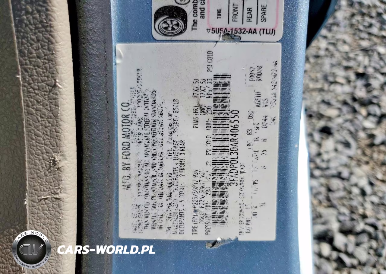 2010 Ford Fusion Hybrid VIN:3FADP0L30AR406550 - 12