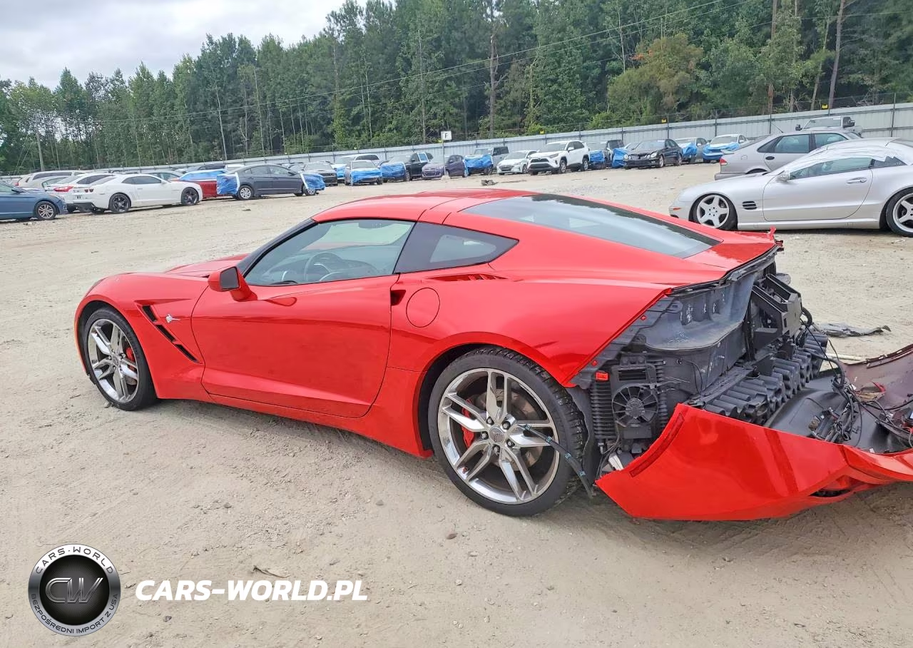 2019 Chevrolet Corvette Stingray Z51 3Lt VIN:1G1YM2D77K5112206 - 2