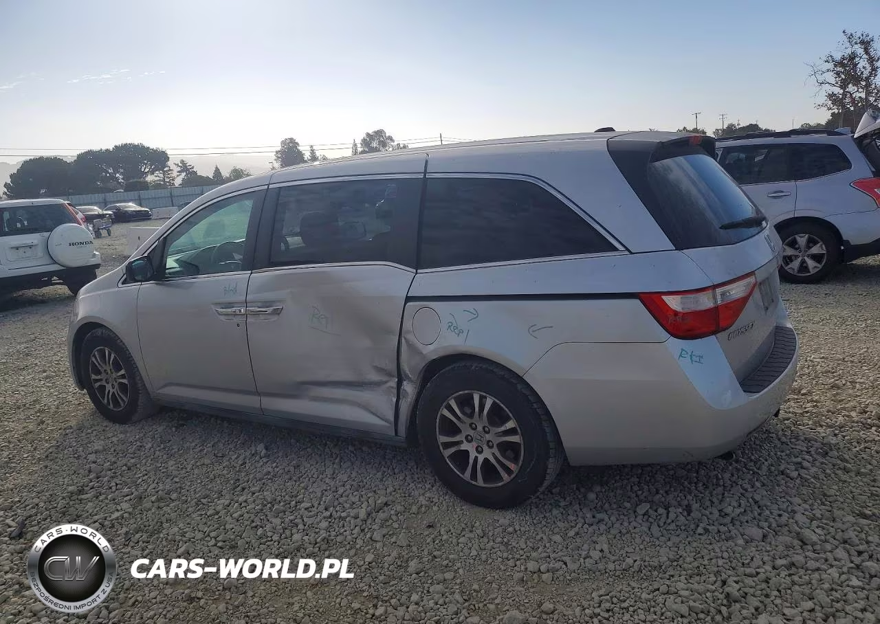 2012 Honda Odyssey Exl VIN:5FNRL5H65CB075917 - 2