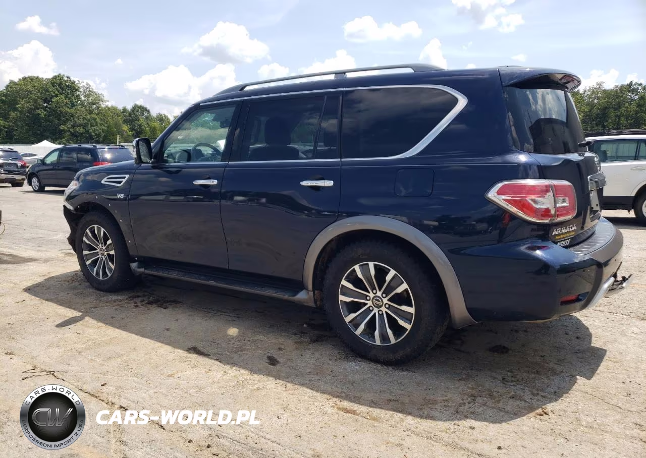 2018 Nissan Armada Sl VIN:JN8AY2NC8JX502604 - 2