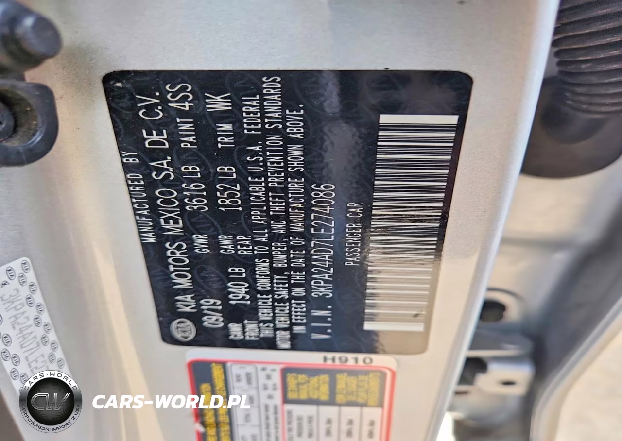 2020 Kia Rio S VIN:3KPA24AD7LE274086 - 12