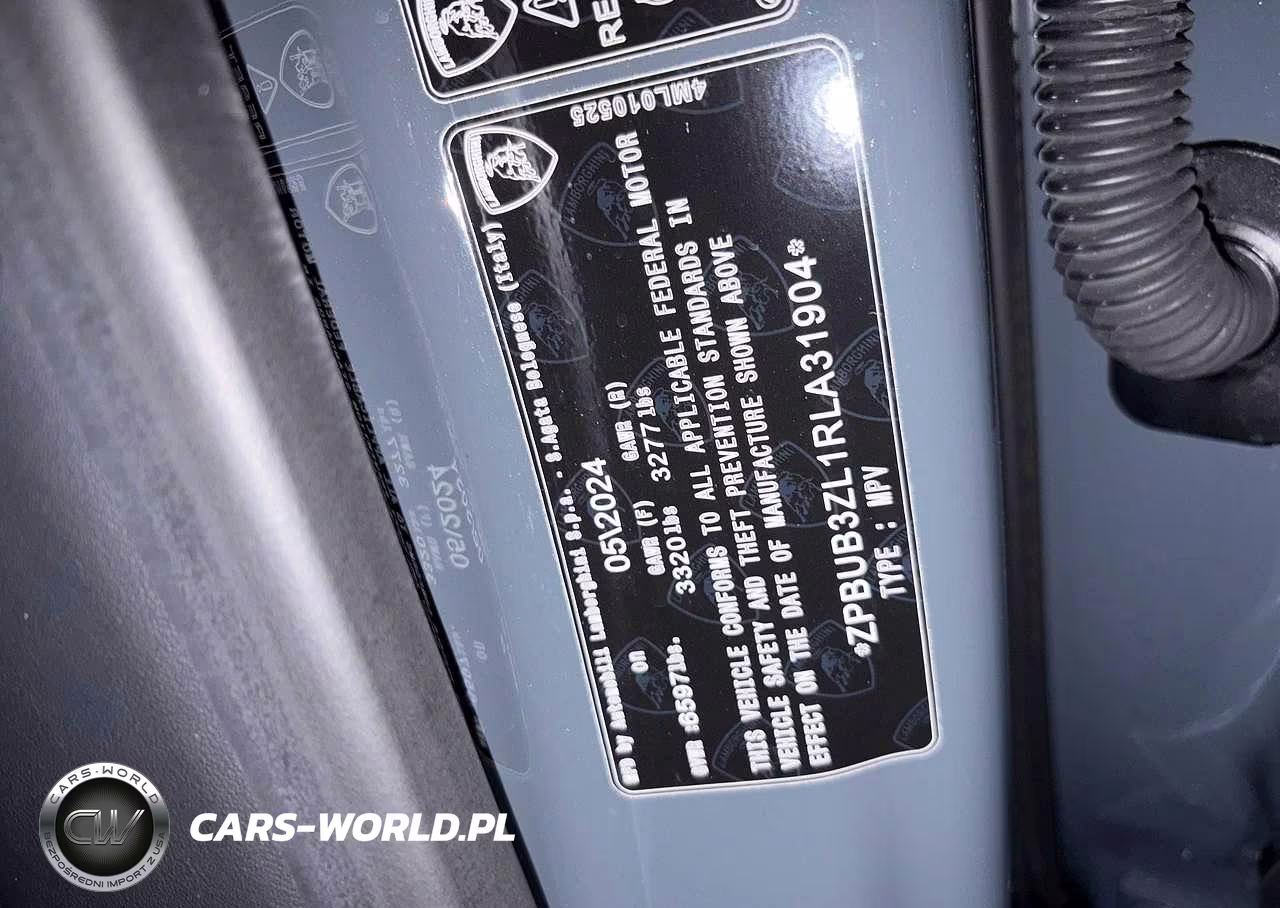 2024 Lamborghini Urus S VIN:ZPBUB3ZL1RLA31904 - 10