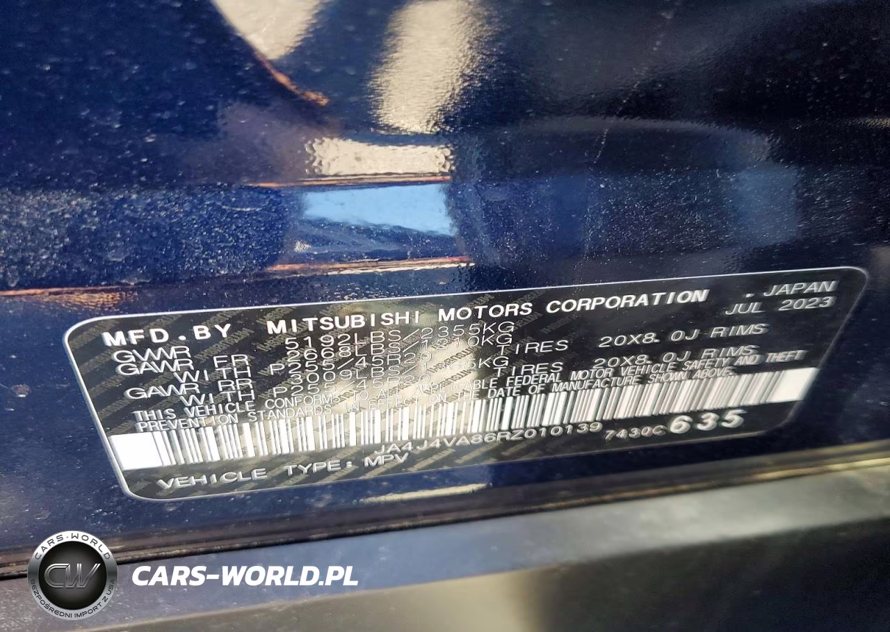 2024 Mitsubishi Outlander Se VIN:JA4J4VA86RZ010139 - 13