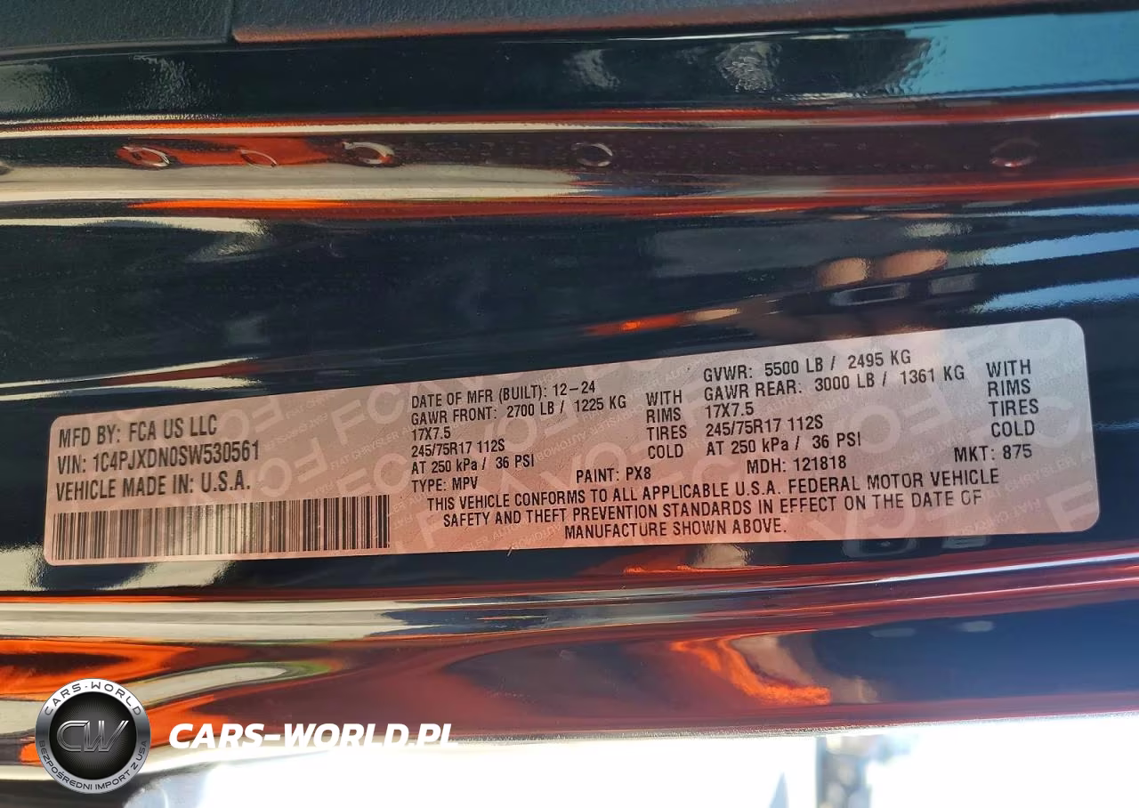 2025 Jeep Wrangler Sport VIN:1C4PJXDN0SW530561 - 13