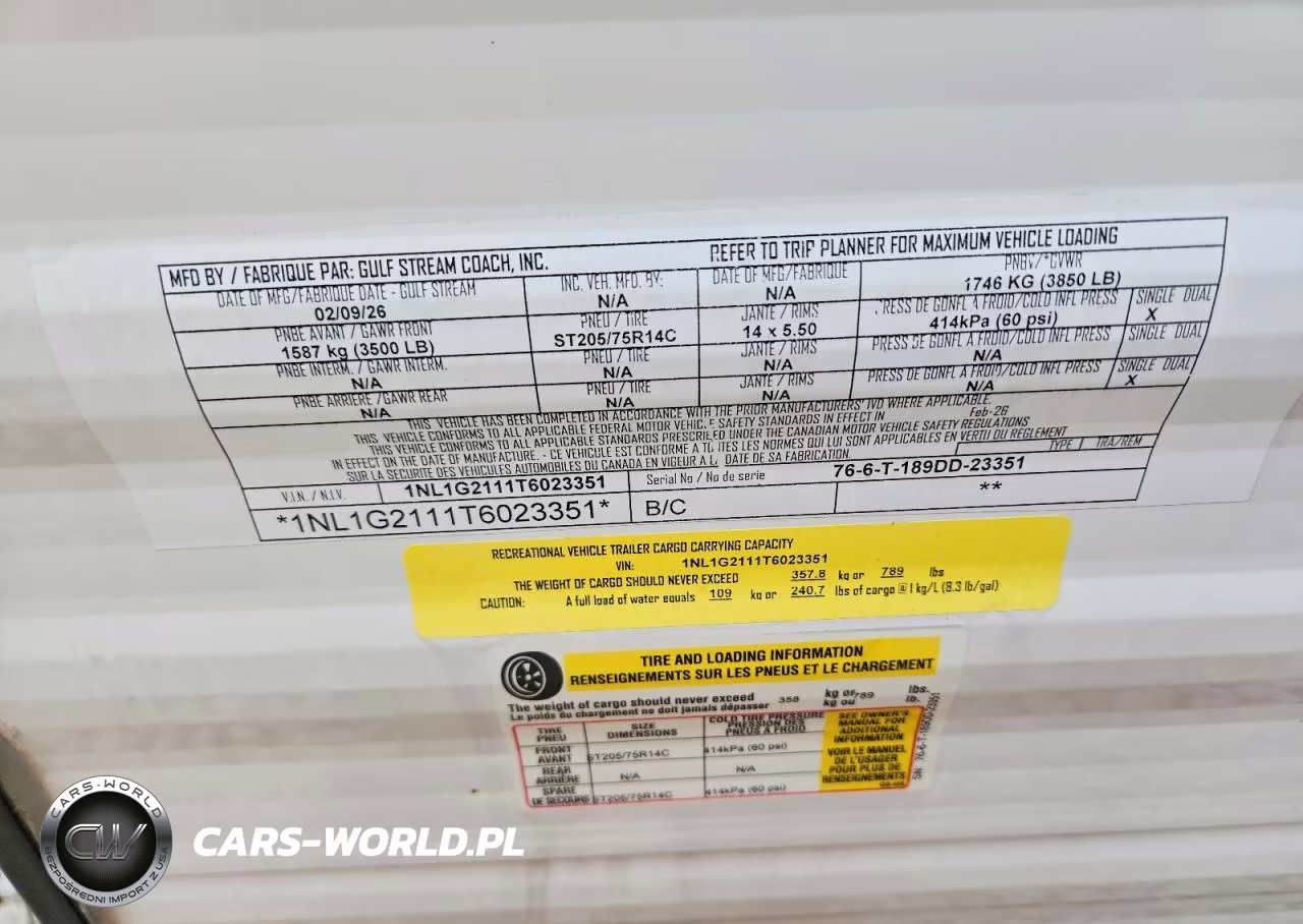 2026 Gulf Craft Inc. 76-6-T-189Dd VIN:1NL1G2111T6023351 - 10
