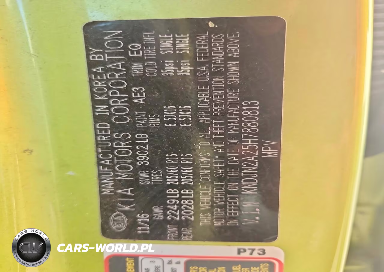 2017 Kia Soul Base VIN:KNDJN2A25H7880813 - 12