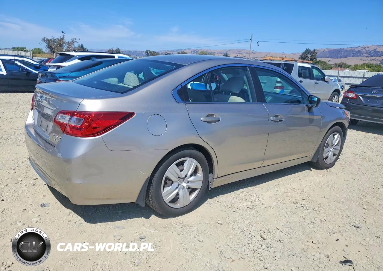 2015 Subaru Legacy 2.5I VIN:4S3BNAA67F3006131 - 3