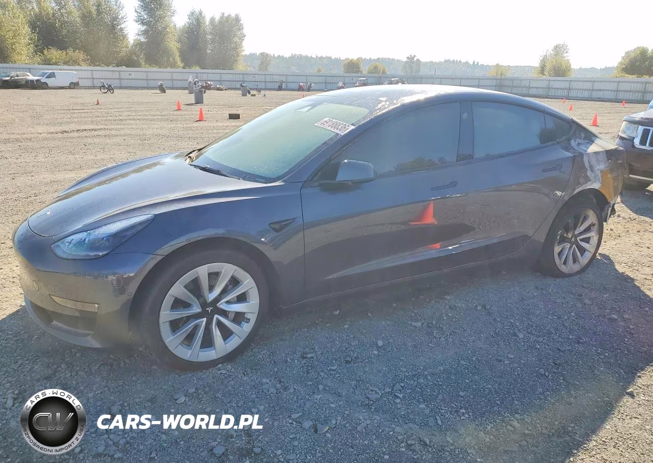 2022 Tesla Model 3 VIN:5YJ3E1EB0NF192981 - 1