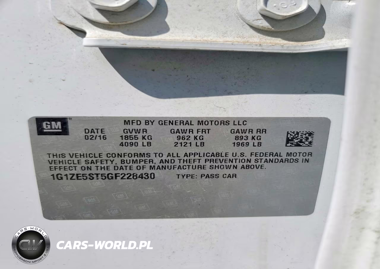 2016 Chevrolet Malibu Lt VIN:1G1ZE5ST5GF228430 - 12