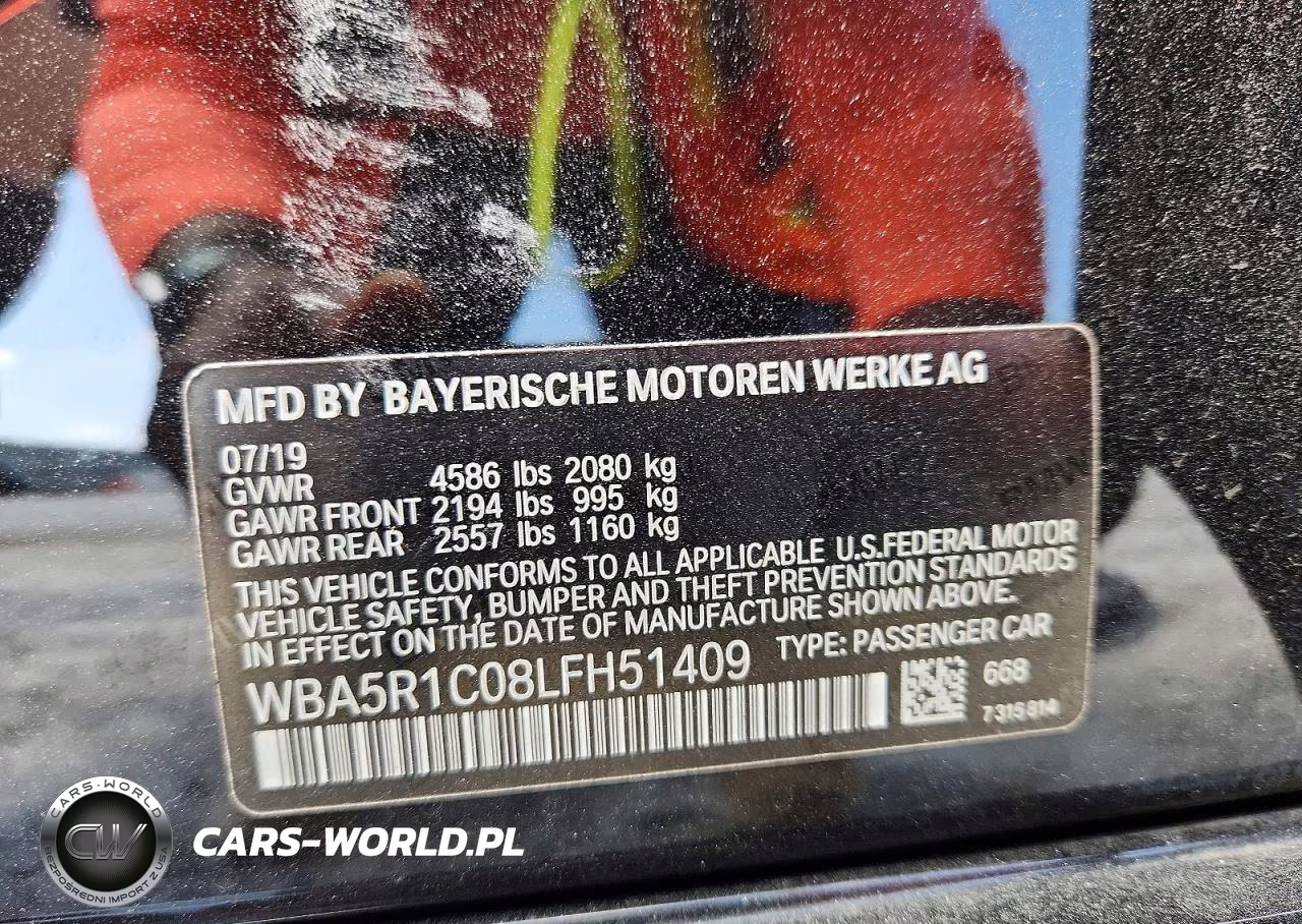 2020 BMW 330I VIN:WBA5R1C08LFH51409 - 13