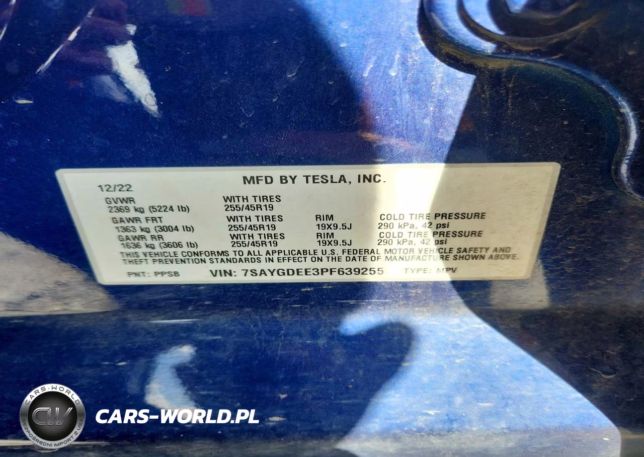 2023 Tesla Model Y VIN:7SAYGDEE3PF639255 - 14