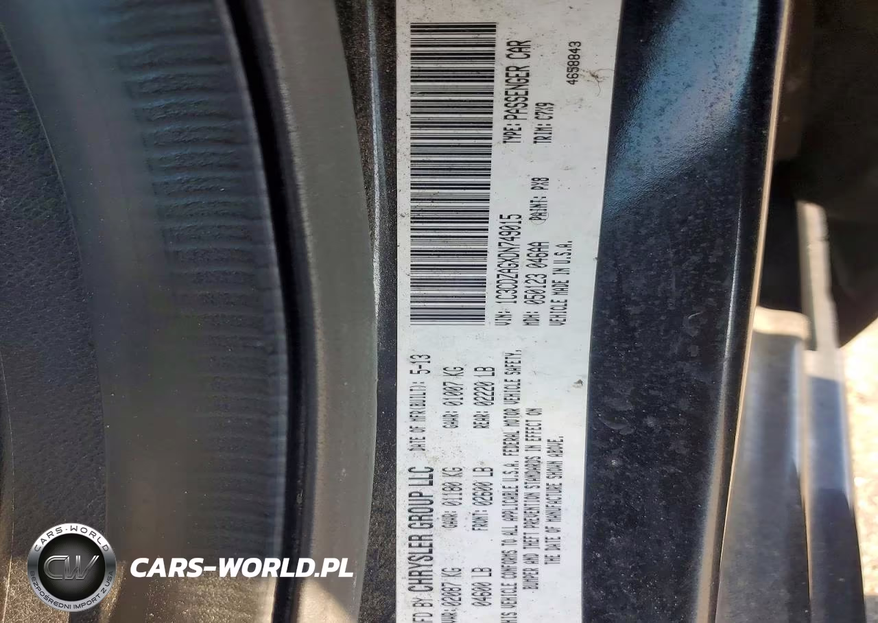 2013 Dodge Avenger Se VIN:1C3CDZAGXDN749015 - 12