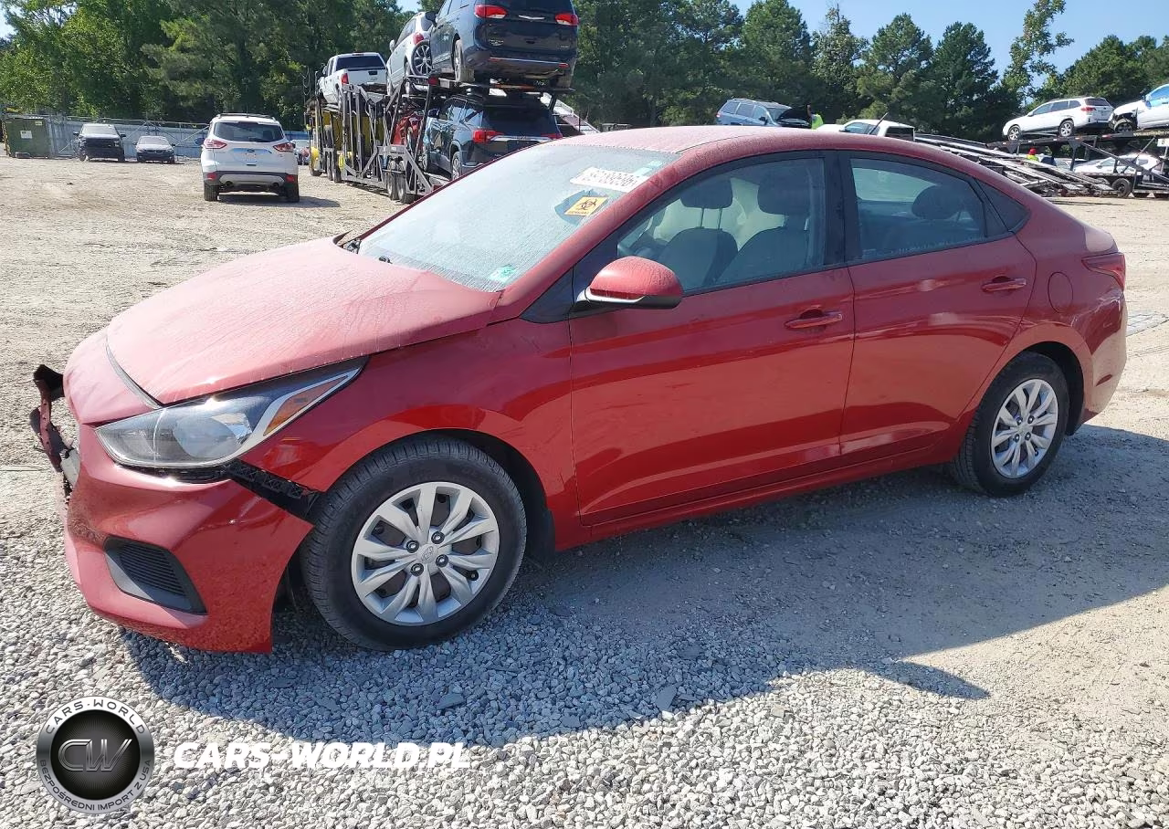 2022 Hyundai Accent Se VIN:3KPC24A61NE166074 - 1