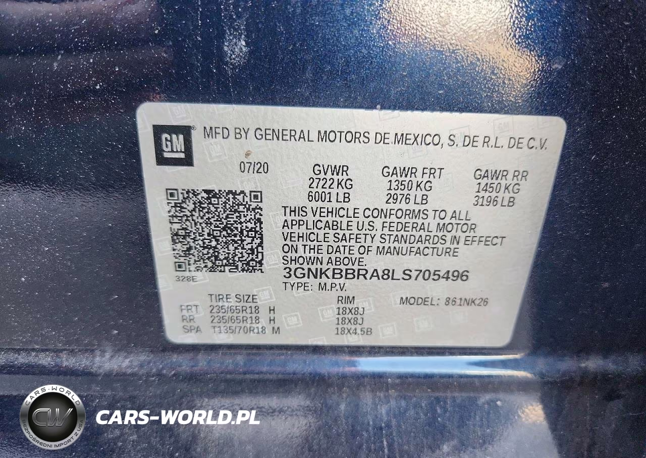 2020 Chevrolet Blazer 1Lt VIN:3GNKBBRA8LS705496 - 13