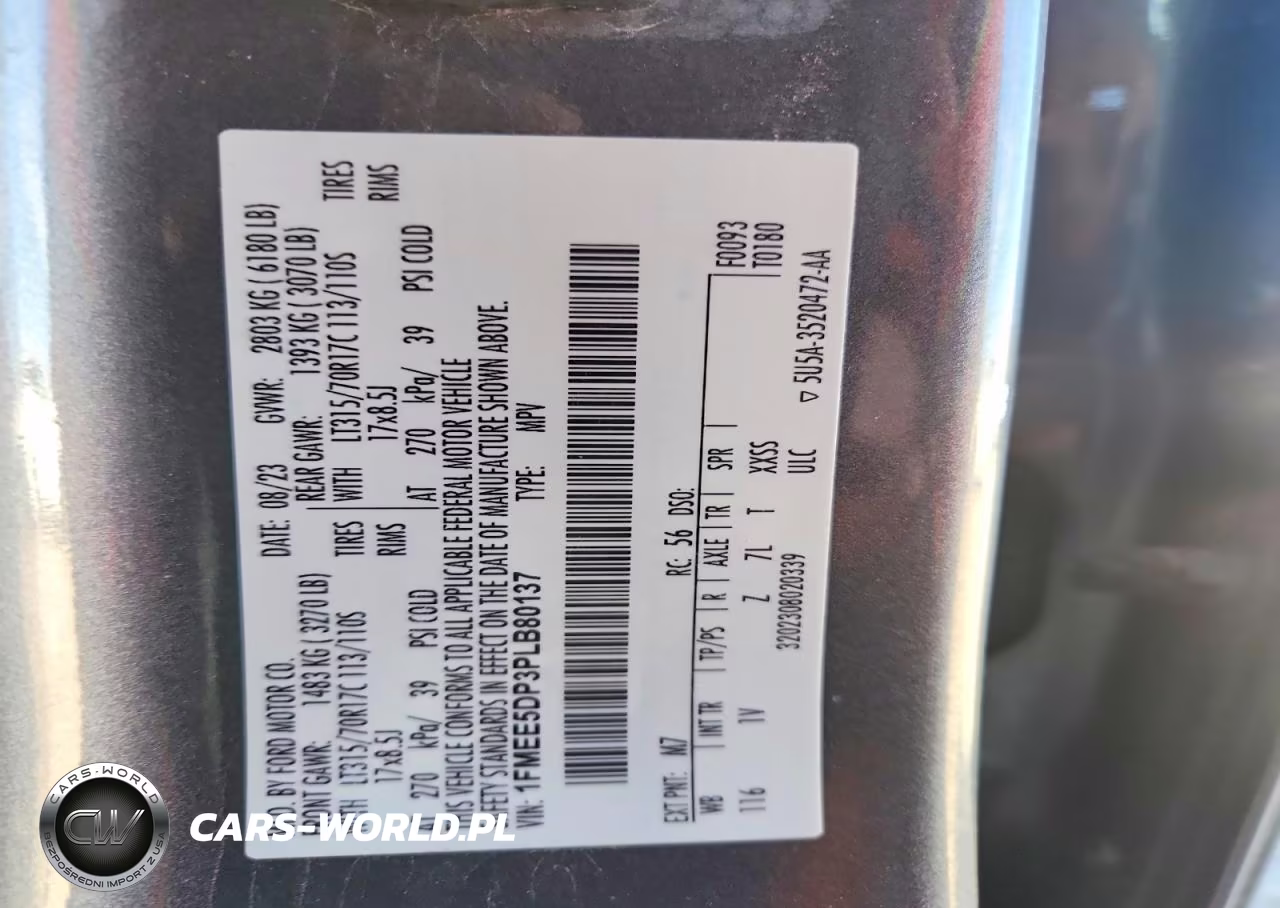 2023 Ford Bronco Base VIN:1FMEE5DP3PLB80137 - 12