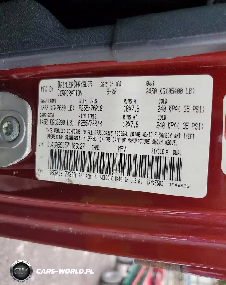 2007 Jeep Wrangler Sahara VIN:1J4GA59157L106127 - 13