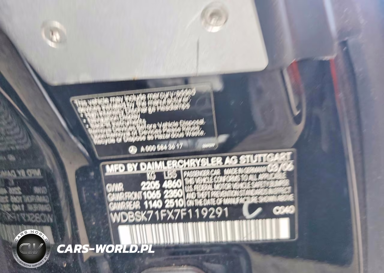 2007 Mercedes-Benz Sl 550 VIN:WDBSK71FX7F119291 - 15