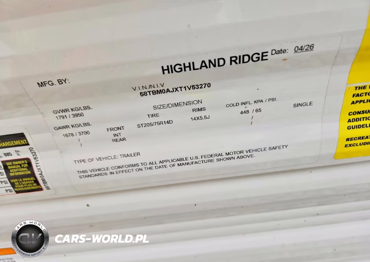 2026 Open Range Highland Ridge VIN:58TBM0AJXT1V53270 - 10