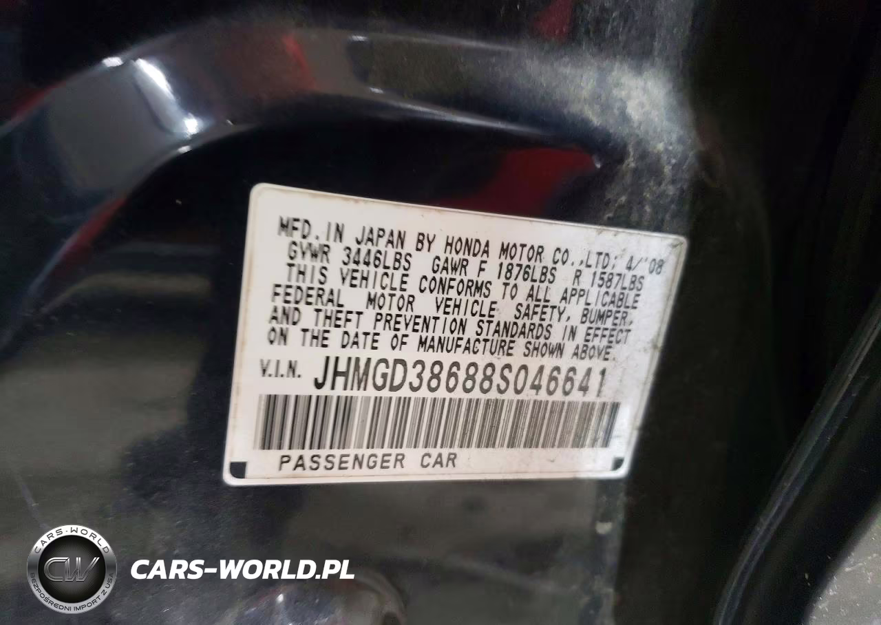 2008 Honda Fit Sport VIN:JHMGD38688S046641 - 14