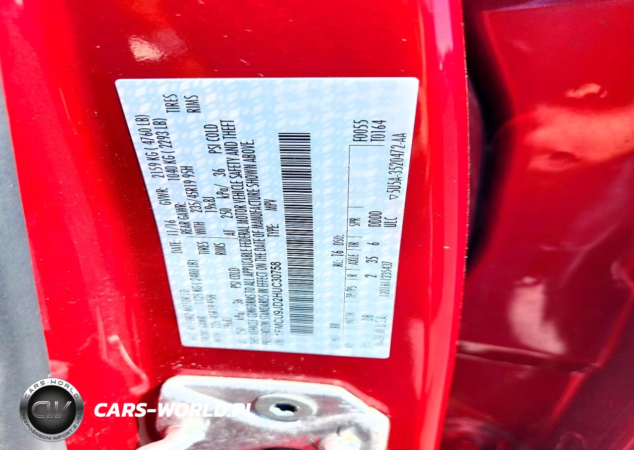 2017 Ford Escape Titanium VIN:1FMCU9JD2HUC30758 - 13