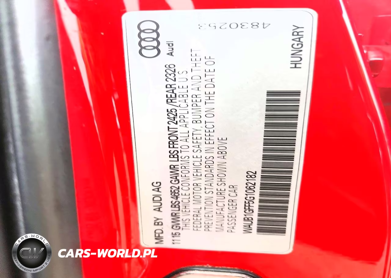 2016 Audi S3 Premium Plus VIN:WAUB1GFF5G1062182 - 13