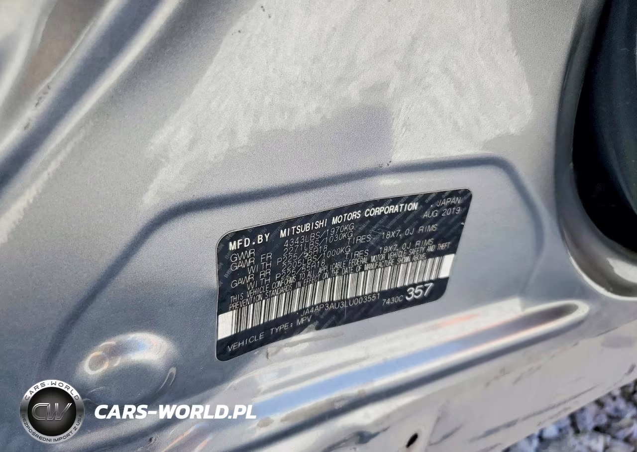 2020 Mitsubishi Outlander Sport Es VIN:JA4AP3AU3LU003551 - 13