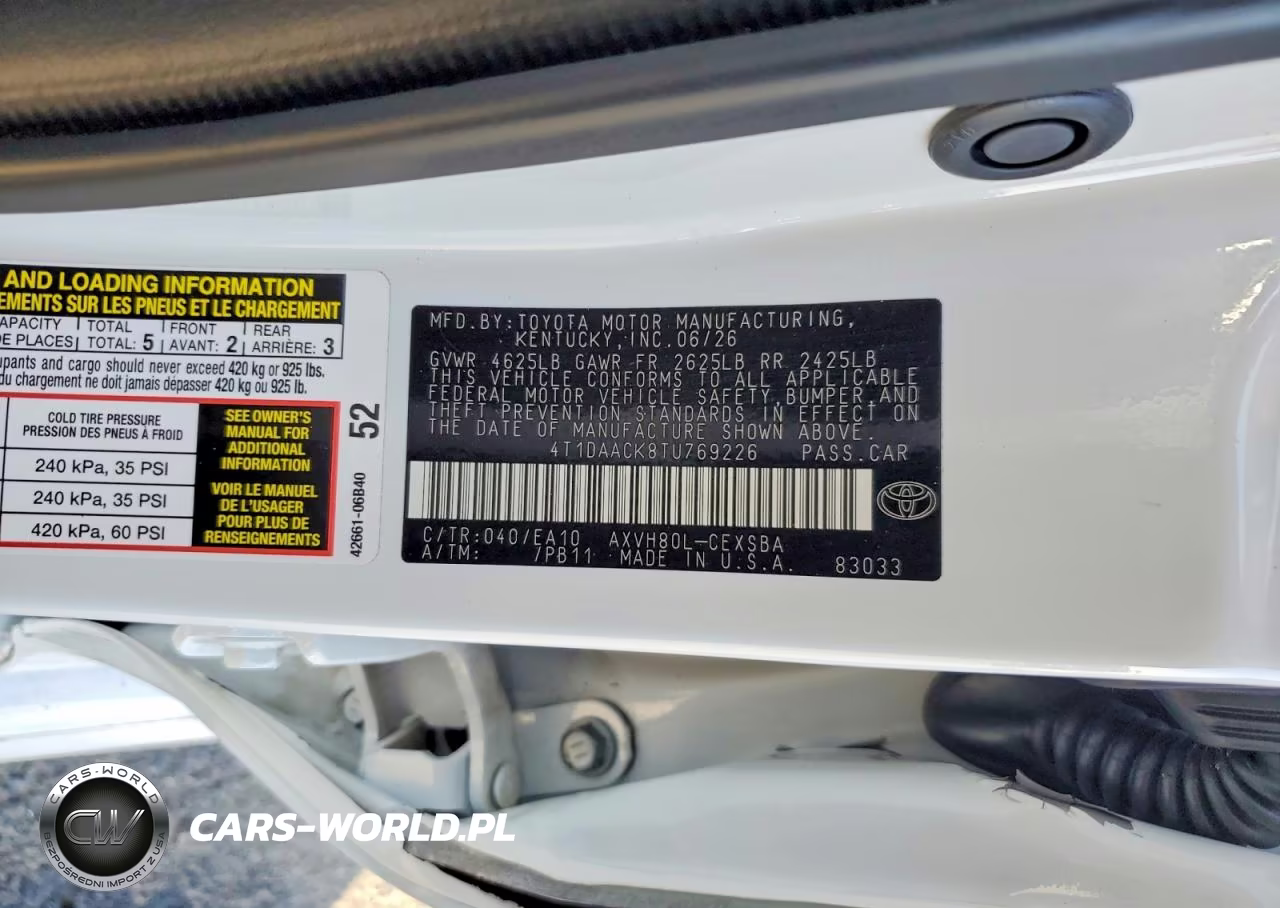 2026 Toyota Camry Se VIN:4T1DAACK8TU769226 - 13
