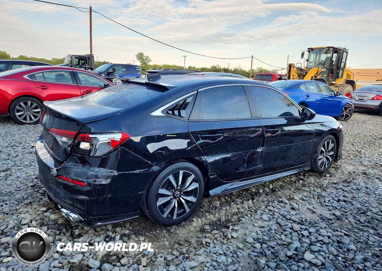 2022 Honda Civic Ex VIN:JHMFE1F77NX001455 - 3