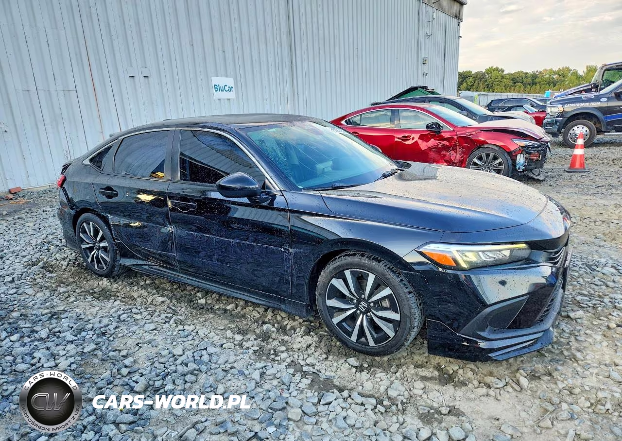 2022 Honda Civic Ex VIN:JHMFE1F77NX001455 - 4