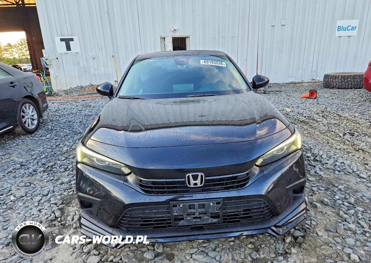 2022 Honda Civic Ex VIN:JHMFE1F77NX001455 - 5