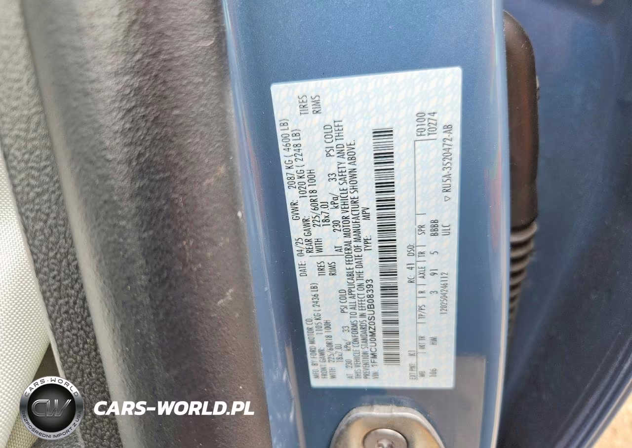 2025 Ford Escape St Line VIN:1FMCU0MZ0SUB08393 - 12
