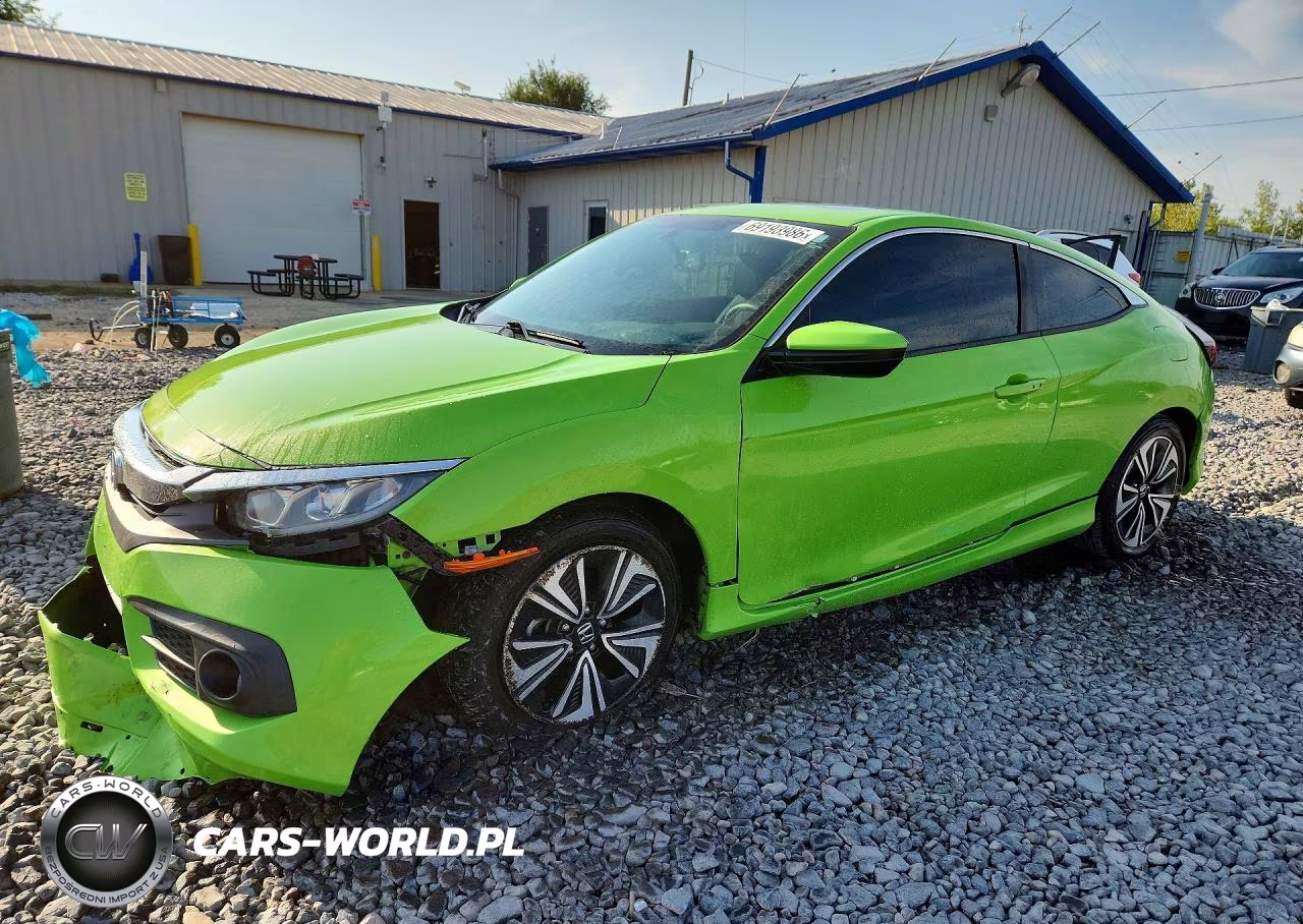 2018 Honda Civic Exl VIN:2HGFC3B76JH350387 - 1