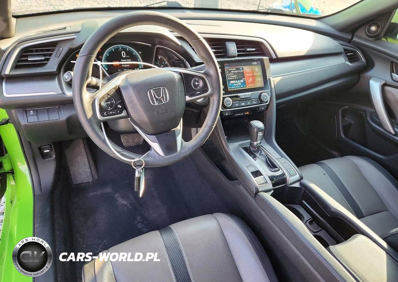 2018 Honda Civic Exl VIN:2HGFC3B76JH350387 - 8