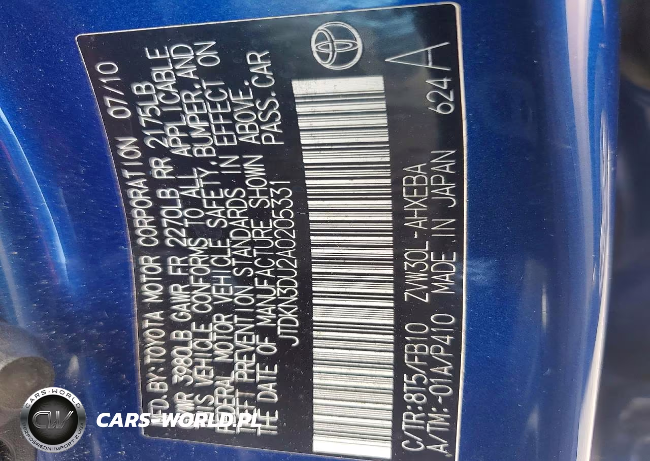 2010 Toyota Prius Ii VIN:JTDKN3DU2A0205331 - 12