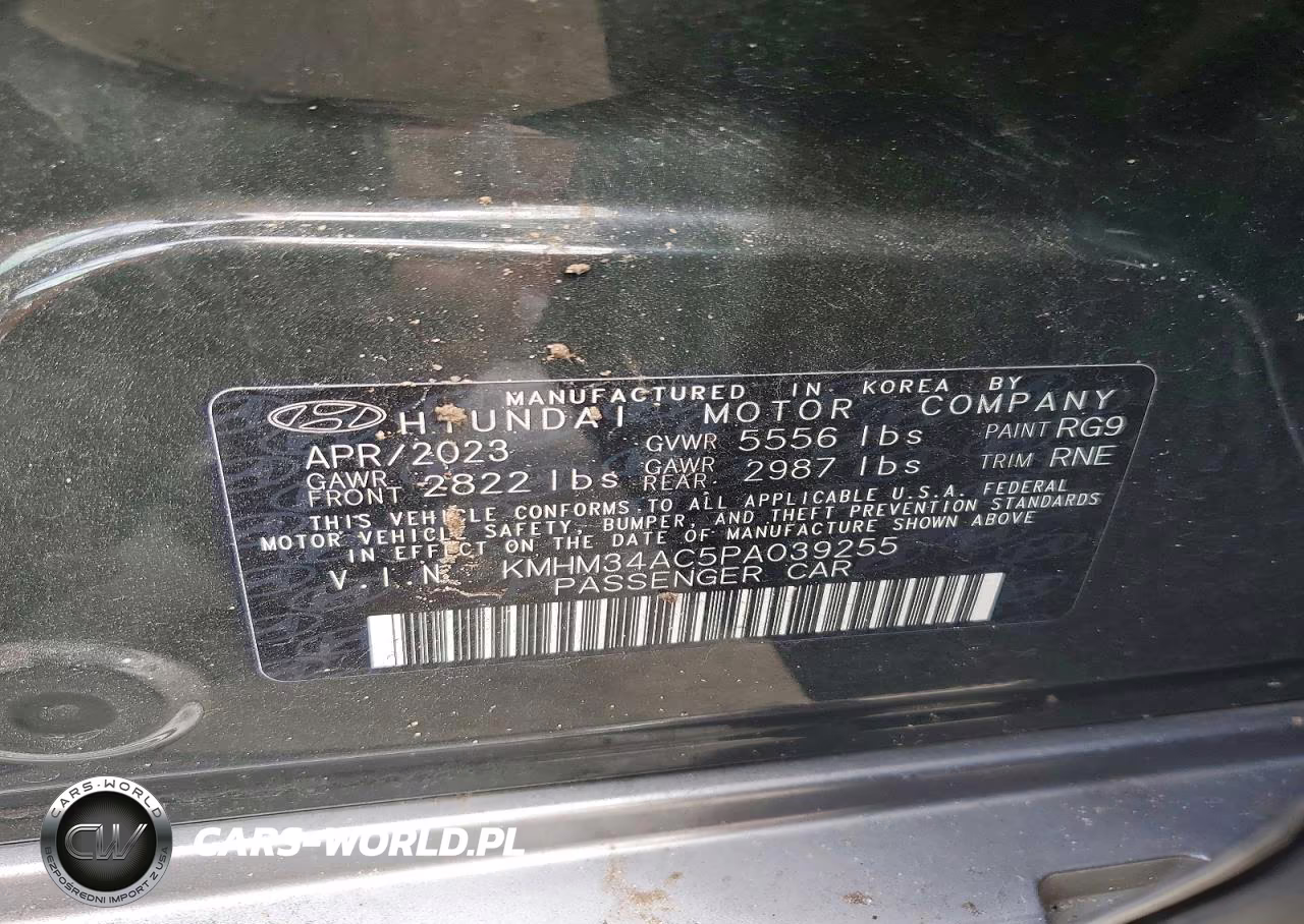 2023 Hyundai Ioniq 6 Sel VIN:KMHM34AC5PA039255 - 12